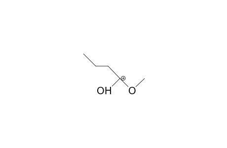 Butanoic acid, methyl ester cation
