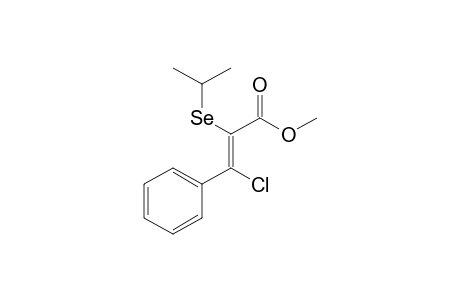 (E)-3-chloro-2-(isopropylseleno)-3-phenyl-acrylic acid methyl ester