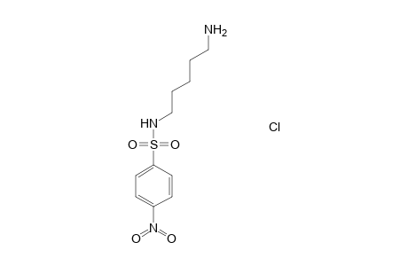 N-(5-aminopentyl)-4-nitrobenzenesulfonamide hydrochloride