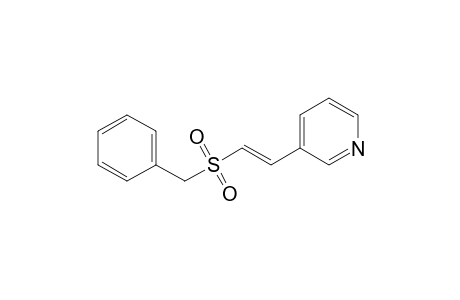 3-[(E)-2-(phenylmethyl)sulfonylethenyl]pyridine