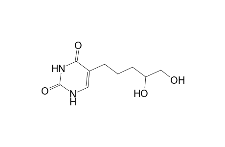 2,4(1H,3H)-Pyrimidinedione, 5-(4,5-dihydroxypentyl)-