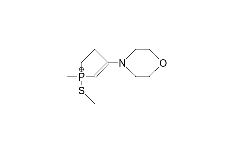 1-Methyl-1-methylthio-3-morpholino-2-phospholenium cation