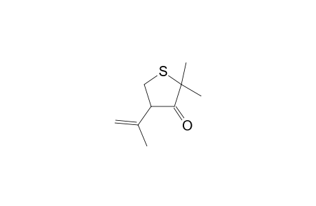 2,2-Dimethyl-4-(2'-methylprop-1'-enyl)thiethan-3-one