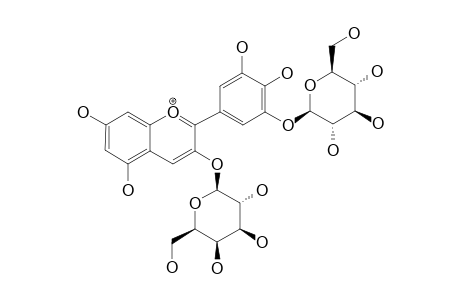 DELPHINIDIN-3-O-BETA-GALACTOPYRANOSIDE-3'-O-BETA-GLUCOPYRANOSIDE