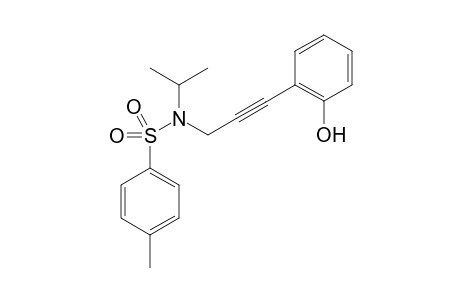 N-[3-(2-hydroxyphenyl)prop-2-ynyl]-N-isopropyl-4-methyl-benzenesulfonamide