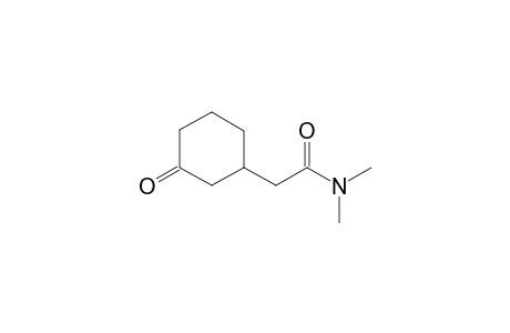 N-Dimethyl-.alpha.-(3-oxocyclohexyl)acetamide