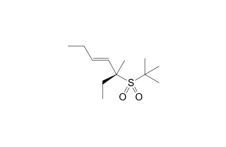 (R,E)-5-(tert-Butylsulfonyl)-5-methylhept-3-ene