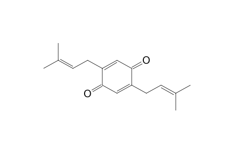 2,5-Cyclohexadiene-1,4-dione, 2,5-bis(3-methyl-2-buten-1-yl)-