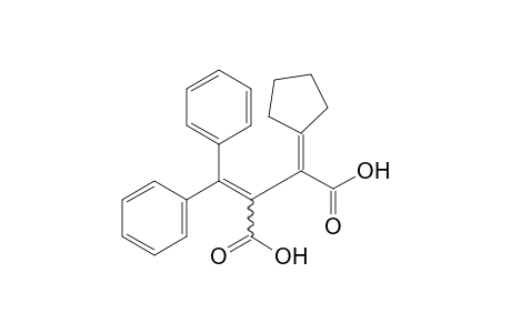 2-cyclopentylidene-3-(diphenylmethylene)succinic acid