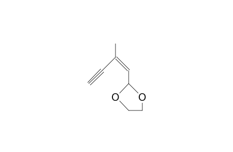 1,3-Dioxolane, 2-(2-methyl-1-buten-3-ynyl)-, (Z)-