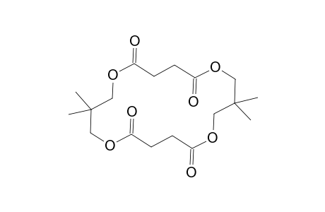 3,3,12,12-Tetramethyl-1,5,10,14-tetraoxacyclooctadecane-6,9,15,18-tetrone
