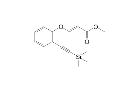 methyl (E)-3-[2-(2-trimethylsilylethynyl)phenoxy]prop-2-enoate