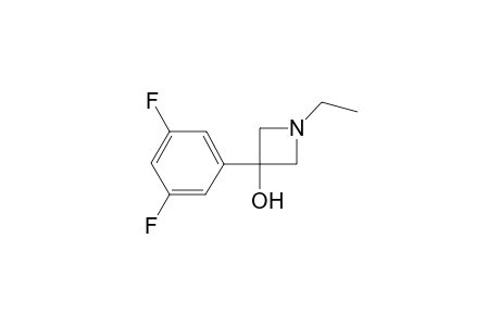 3-(3,5-difluorophenyl)-1-ethylazetidin-3-ol
