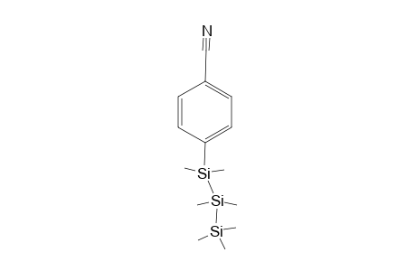 4-(2'-Heptamethyltrisilanyl)benzonitrile
