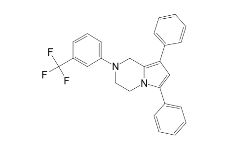 6,8-DIPHENYL-2-[3-(TRIFLUOROMETHYL)-PHENYL]-1,2,3,4-TETRAHYDROPYRROLO-[1,2-A]-PYRAZINE