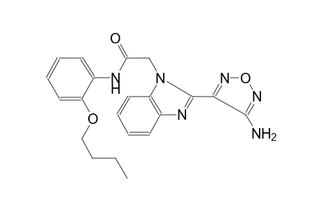 1H-benzimidazole-1-acetamide, 2-(4-amino-1,2,5-oxadiazol-3-yl)-N-(2-butoxyphenyl)-