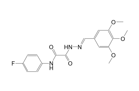 N-(4-fluorophenyl)-2-oxo-2-[(2E)-2-(3,4,5-trimethoxybenzylidene)hydrazino]acetamide