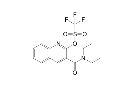 N,N-Diethyl 2-Trifluoromethanesulfonyloxy-3-quinolinecarboxamide