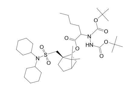 [(1S,2R)-10-(N,N-dicyclohexylaminosulfonyl)born-2-yl][(2S)-2-(N,N'-di-t-butoxycarbonyl)hydrazinohexanoate]