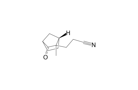 Bicyclo[2.2.1]heptane-2-propanenitrile, 2-methyl-3-oxo-, (1S-exo)-
