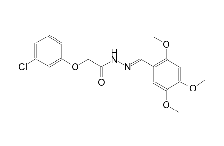 acetic acid, (3-chlorophenoxy)-, 2-[(E)-(2,4,5-trimethoxyphenyl)methylidene]hydrazide