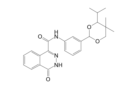N-[3-(4-isopropyl-5,5-dimethyl-1,3-dioxan-2-yl)phenyl]-4-keto-3H-phthalazine-1-carboxamide