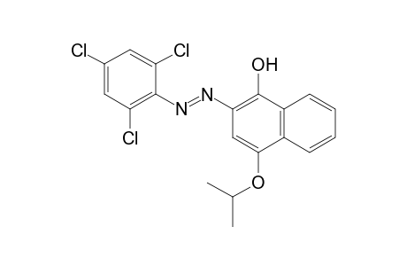 (E)-4-isopropoxy-2-((2,4,6-trichlorophenyl)diazenyl)naphthalen-1-ol