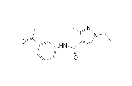 N-(3-acetylphenyl)-1-ethyl-3-methyl-1H-pyrazole-4-carboxamide