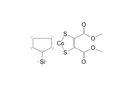 2-Cobalta-1,3-dithiole, 4,5-bis(methoxycarbonyl)-(trimethylsilylcyclopentadienyl)-