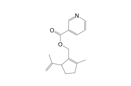 (5-isopropenyl-2-methyl-1-cyclopenten-1-yl)methyl nicotinate
