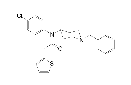 N-(1-Benzylpiperidin-4-yl)-N-(4-chlorophenyl)thiophene-2-acetamide