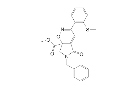 2-Benzyl-6-(2-methylthiophenyl)-3a-methoxycarbonyl-4-oxa-1-oxo-2,5-diazaindene