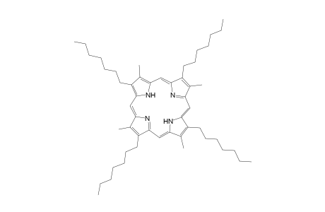 21H,23H-Porphine, 2,7,12,17-tetraheptyl-3,8,13,18-tetramethyl-