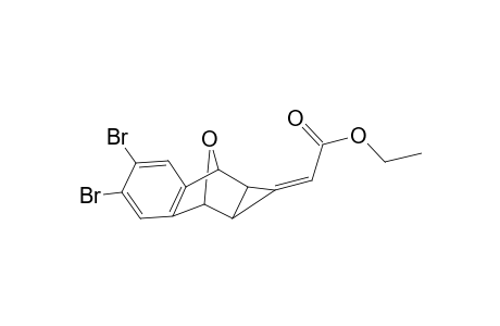 (Z)-ethyl 2-((1aR,2S,7R,7aS)-4,5-dibromo-1a,2,7,7a-tetrahydro-1H-2,7-epoxycyclopropa[b]naphthalen-1-ylidene)acetate