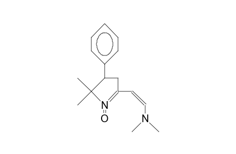 5,5-Dimethyl-2-(2-<N,N-dimethylamino>-vinyl)-4-phenyl-1-pyrroline 1-oxide