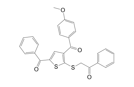 5-Benzoyl-3-(4'-methoxybenzoyl)-2-(phenacylthio)thiophene
