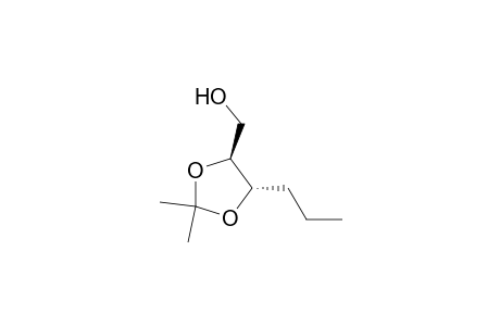 1,3-Dioxolane-4-methanol, 2,2-dimethyl-5-propyl-, (4S-trans)-