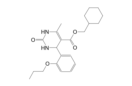 5-pyrimidinecarboxylic acid, 1,2,3,4-tetrahydro-6-methyl-2-oxo-4-(2-propoxyphenyl)-, cyclohexylmethyl ester