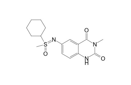 Rac-N-(3-Methyl-2,4-dioxo-1,2,3,4-tetrahydroquinazolin-6-yl)-S-cyclohexyl-S-methylsulfoximine