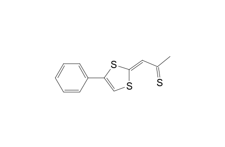 .alpha.-(5-phenyl-1,3-dithiol-2-ylidene)propanethione