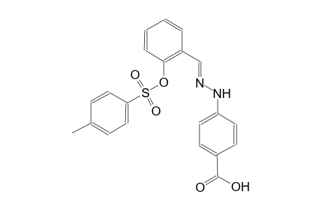 4-[(2E)-2-(2-{[(4-methylphenyl)sulfonyl]oxy}benzylidene)hydrazino]benzoic acid