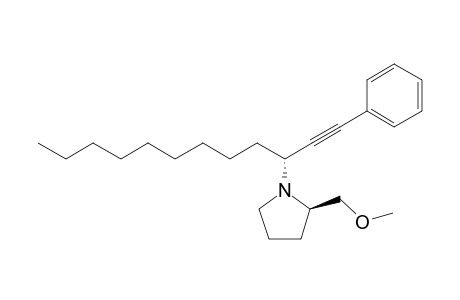 (2R)-2-(Methoxymethyl)-1-[(3R)-1-phenyldodec-1-yn-3-yl]pyrrolidine