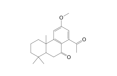 8-acetyl-6-methoxy-1,1,4a-trimethyl-3,4,10,10a-tetrahydro-2H-phenanthren-9-one