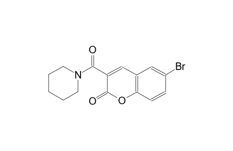 6-bromo-3-(1-piperidinylcarbonyl)-2H-chromen-2-one