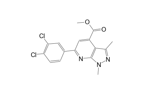 methyl 6-(3,4-dichlorophenyl)-1,3-dimethyl-1H-pyrazolo[3,4-b]pyridine-4-carboxylate