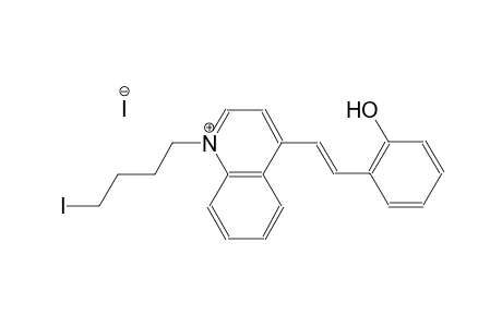 quinolinium, 4-[(E)-2-(2-hydroxyphenyl)ethenyl]-1-(4-iodobutyl)-,iodide