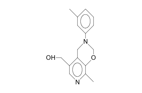 3-(3-Tolyl)-5-hydroxymethyl-8-methyl-3,4-dihydro-pyrido(4,3-E)-1,3-oxazine