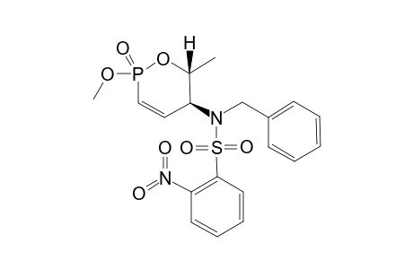 N-(benzyl)-N-[(5S,6R)-2-keto-2-methoxy-6-methyl-1-oxa-2$l^{5}-phosphacyclohex-3-en-5-yl]-2-nitro-benzenesulfonamide