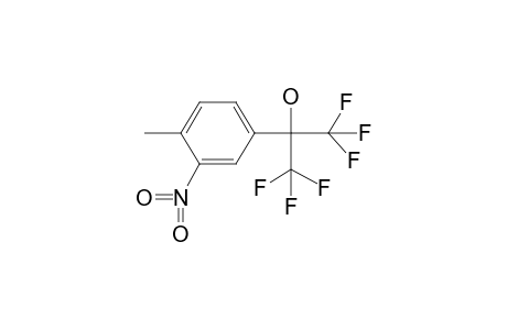 2-Nitro-4-[2-hydroxyhexafluoroisopropyl]toluene