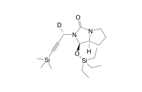 (1R,7aS)-2-((S)-1-(Deutero)-3-(trimethylsilyl)prop-2-yn-1-yl)-1-((triethylsilyl)oxy)tetrahydro-1H-pyrrolo[1,2-c]imidazol-3(2H)-one